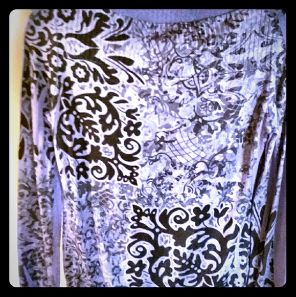 NWT TEMTPATION Cotton Blend Top. M - Picture 3 of 7